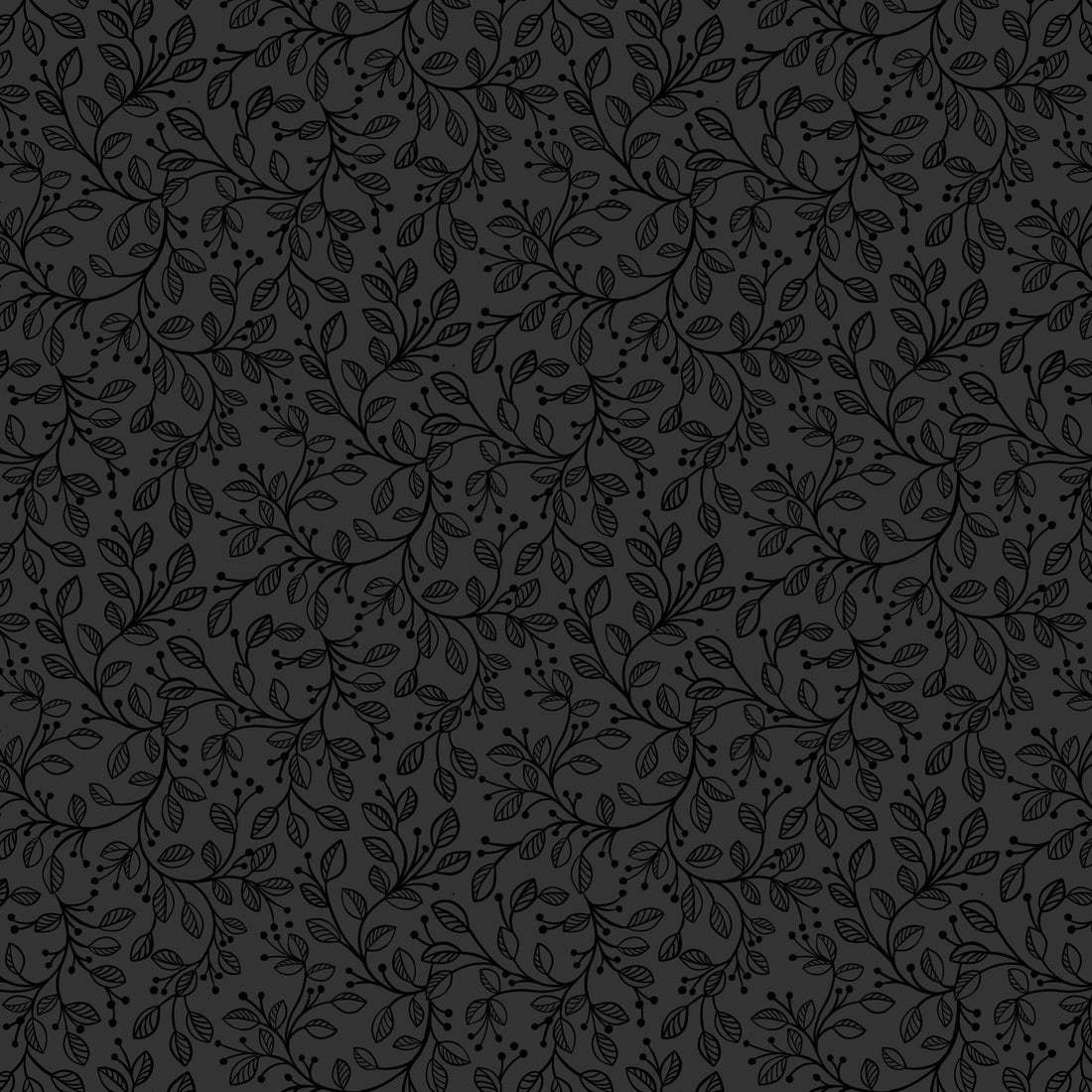 Black Floral Lewis and Irene Fabric Lewis & Irene Tiny Tonals SS26 - The Sewing Studio