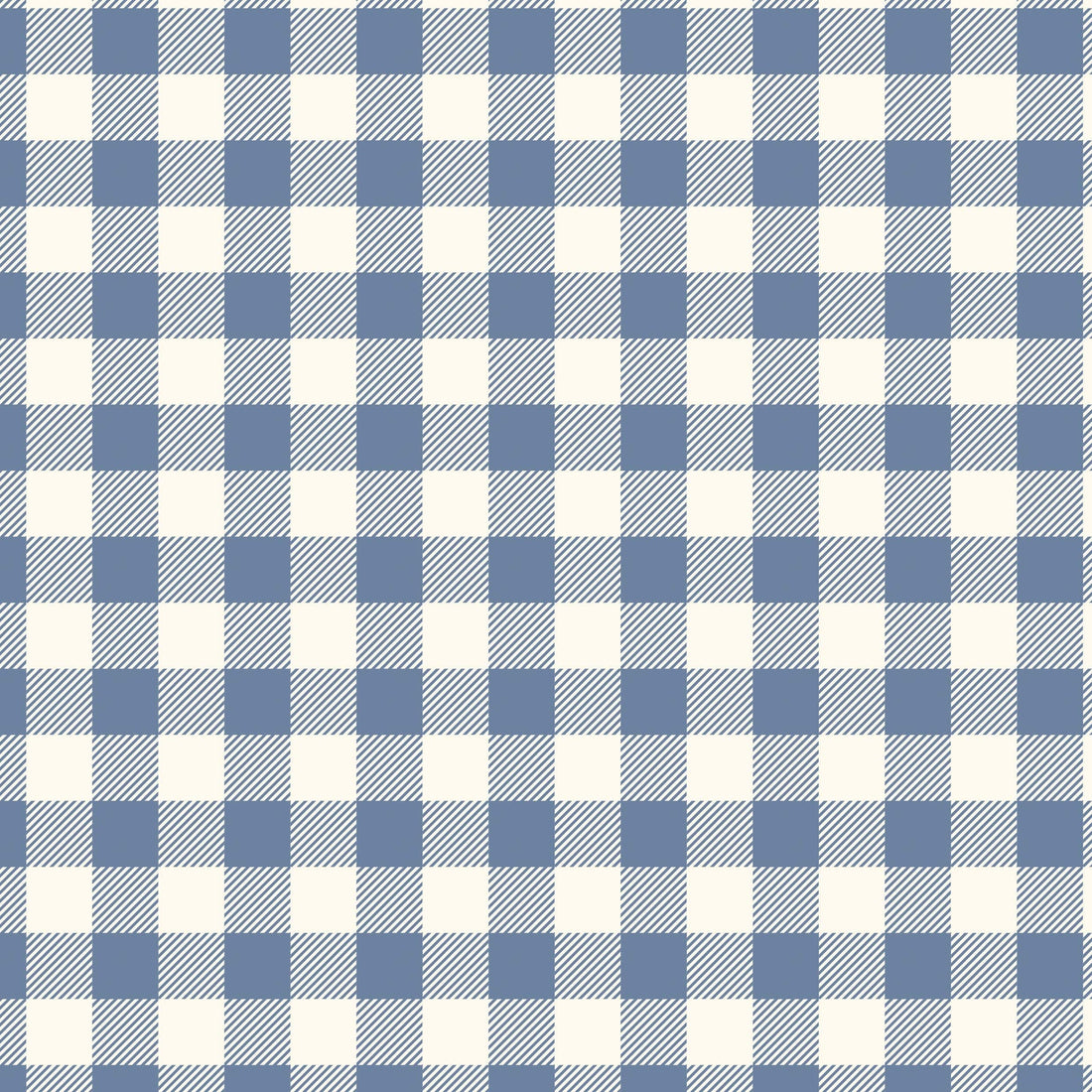 Blue Checks Lewis and Irene Fabric Lewis & Irene Country Comforts Flannel Fabric - The Sewing Studio