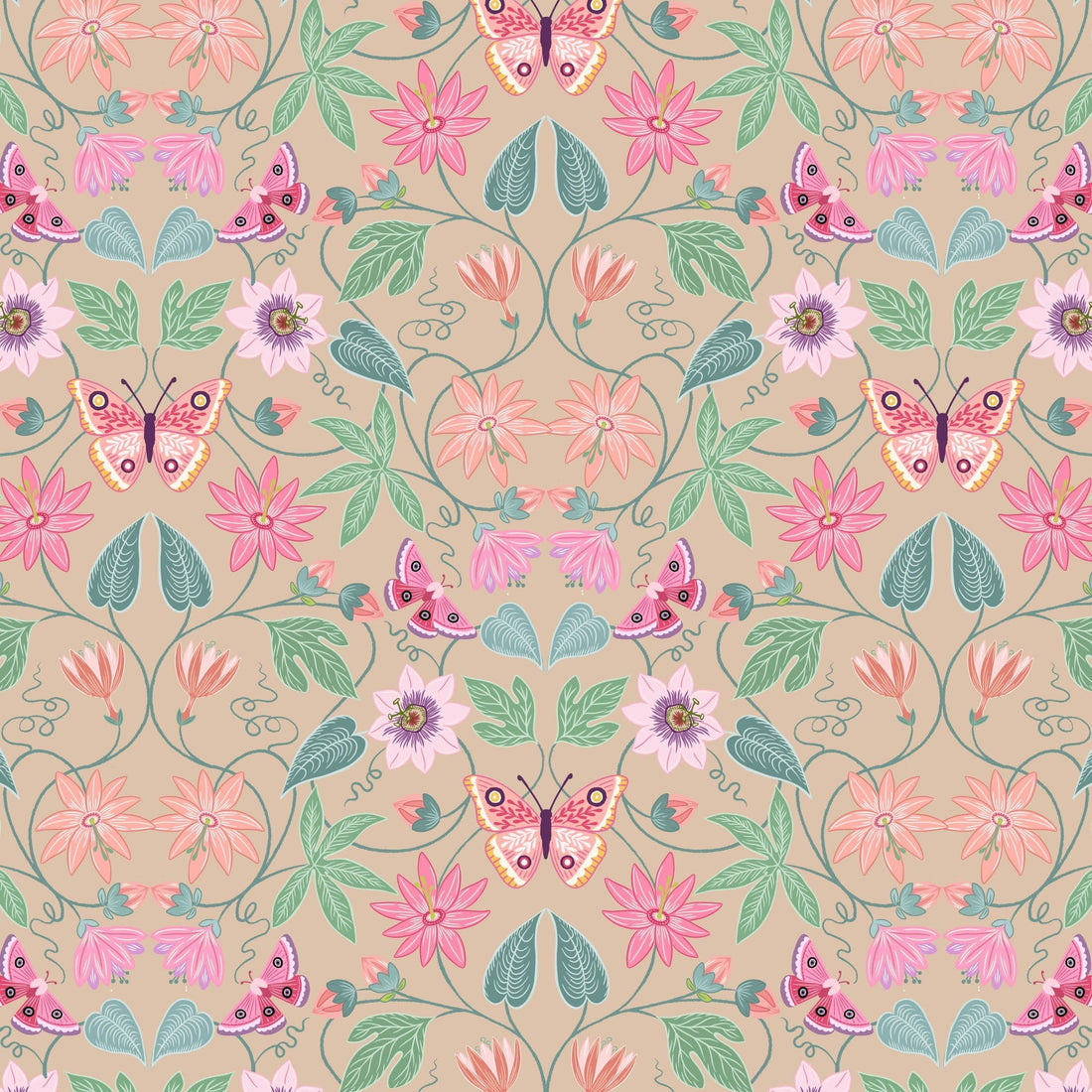 Lewis and Irene Fabric Lewis and Irene Botanical Oasis  - The Sewing Studio