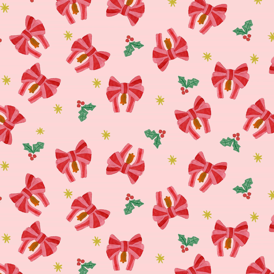 Multi-coloured Christmas Lewis and Irene Fabric Lewis & Irene Merry Happy Christmas - The Sewing Studio
