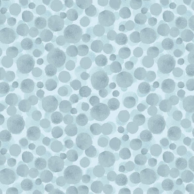 Bumbleberries Flannel Icy Blue