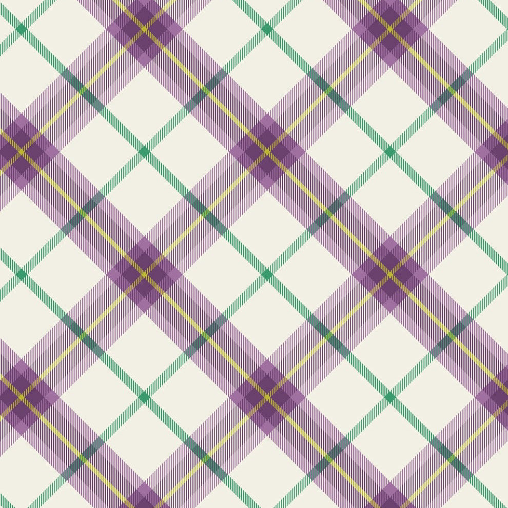Multi-coloured Checks Lewis and Irene Fabric Lewis and Irene Fields of Clover - The Sewing Studio