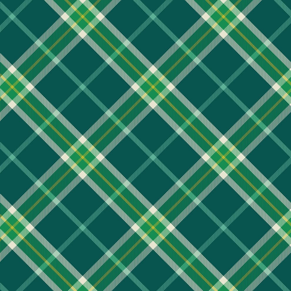 Green Checks Lewis and Irene Fabric Lewis and Irene Fields of Clover - The Sewing Studio