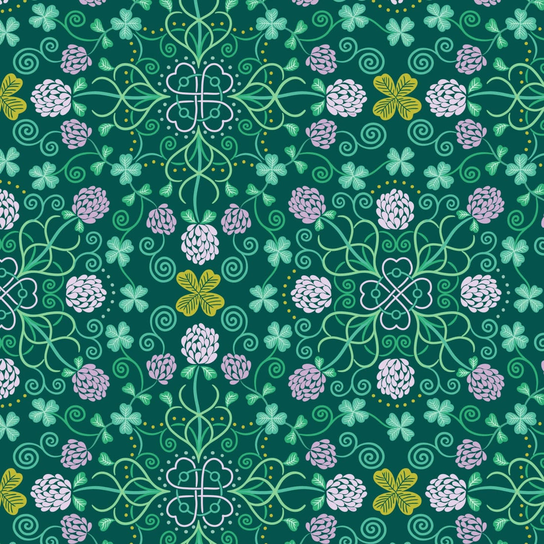 Multi-coloured Floral Lewis and Irene Fabric Lewis and Irene Fields of Clover - The Sewing Studio