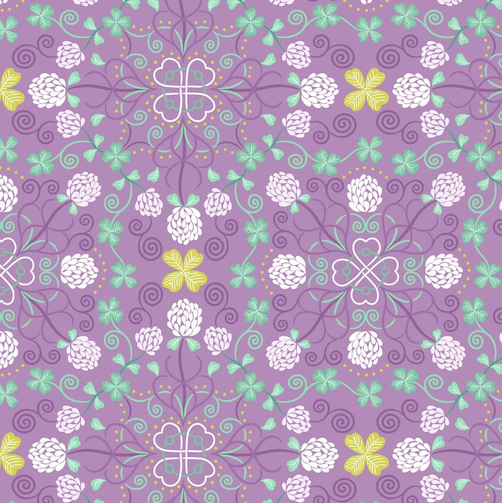 Multi-coloured Floral Lewis and Irene Fabric Lewis and Irene Fields of Clover - The Sewing Studio