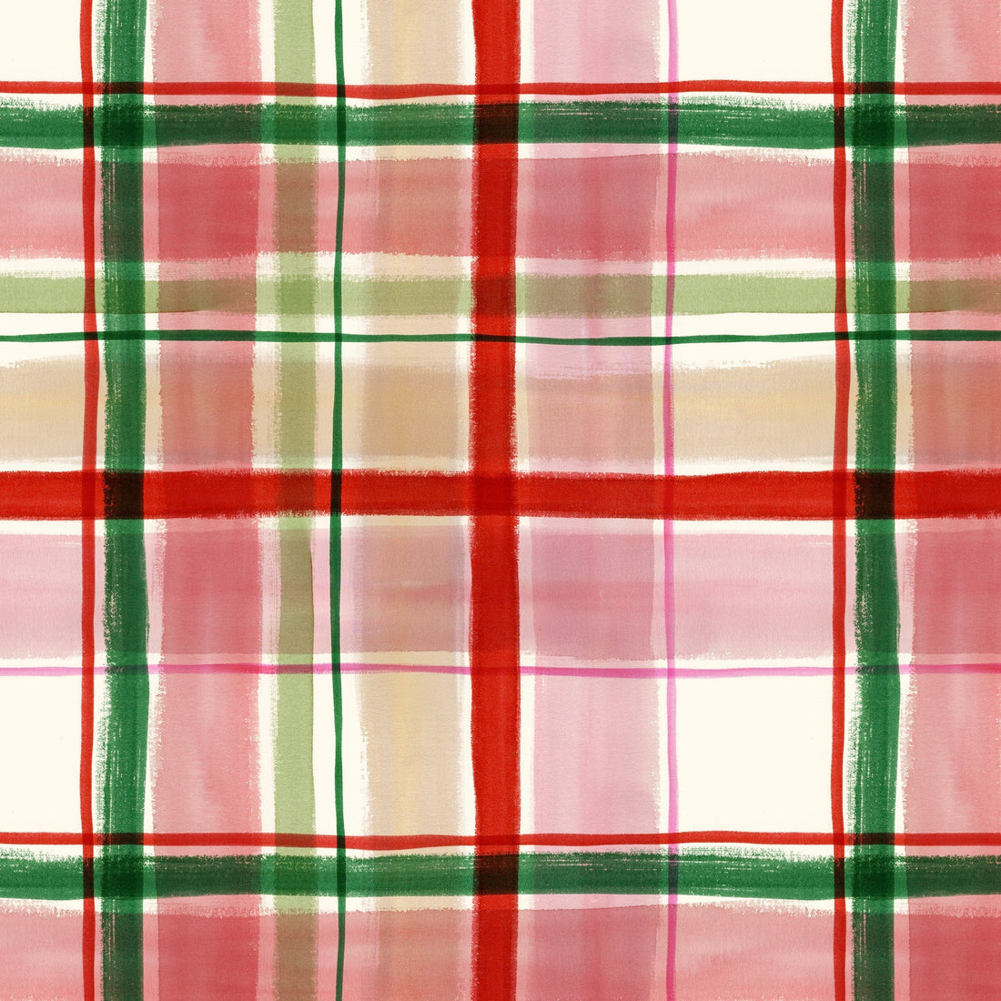 Multi-coloured Christmas Lewis and Irene Fabric Lewis & Irene Merry Happy Christmas - The Sewing Studio