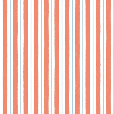 Coral Red Stripe