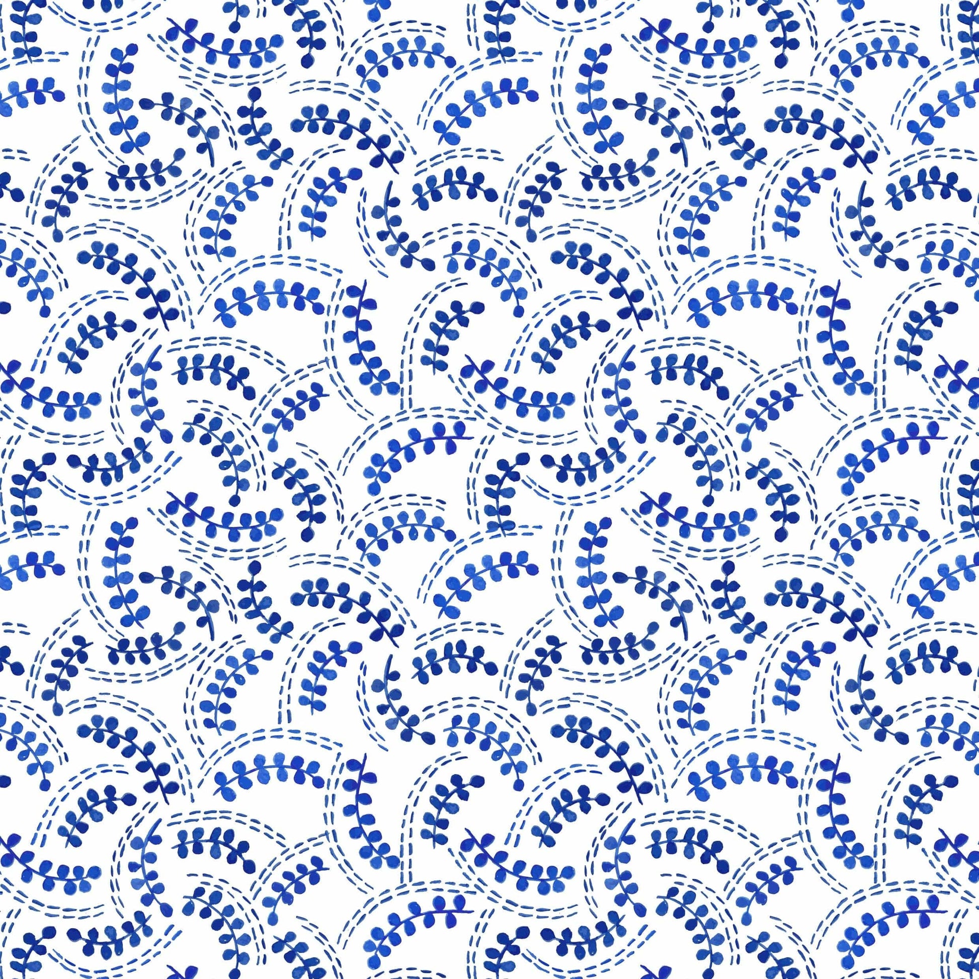 Lewis and Irene Fabric Lewis and Irene Porcelain and Sea Glass  - The Sewing Studio