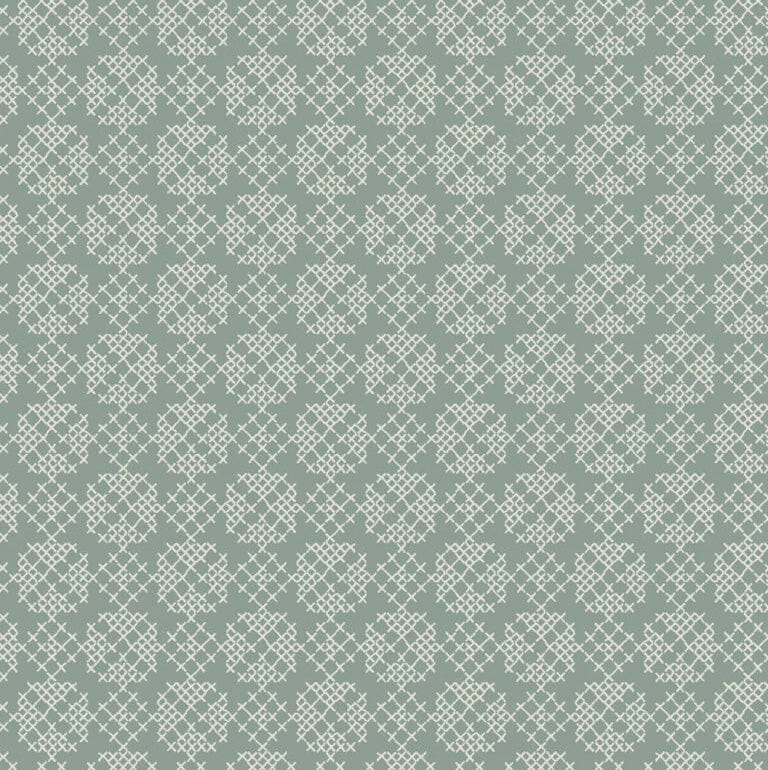 Green Floral Lewis and Irene Fabric Lewis & Irene Folk Floral - The Sewing Studio