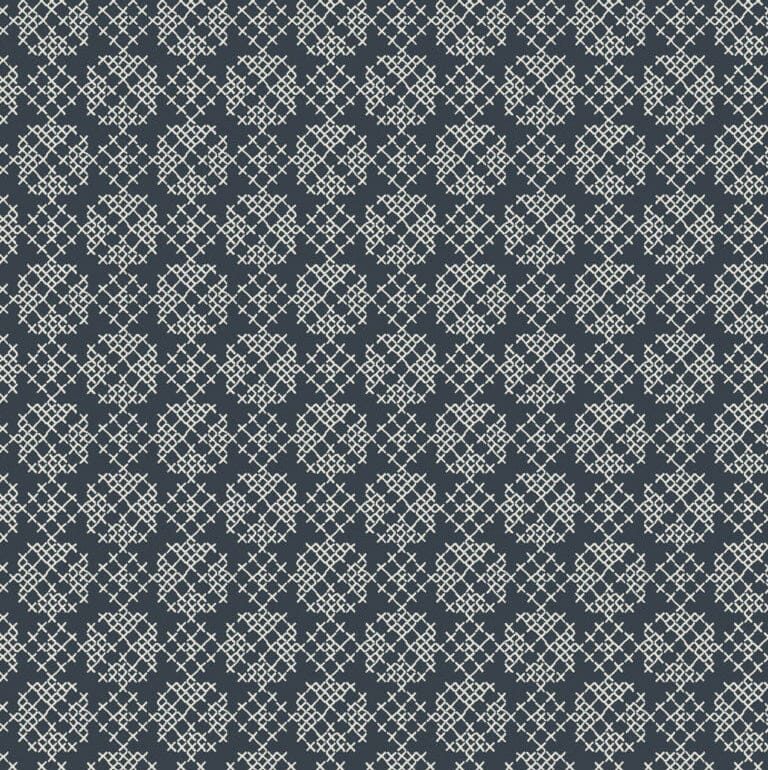 Blue Floral Lewis and Irene Fabric Lewis & Irene Folk Floral - The Sewing Studio