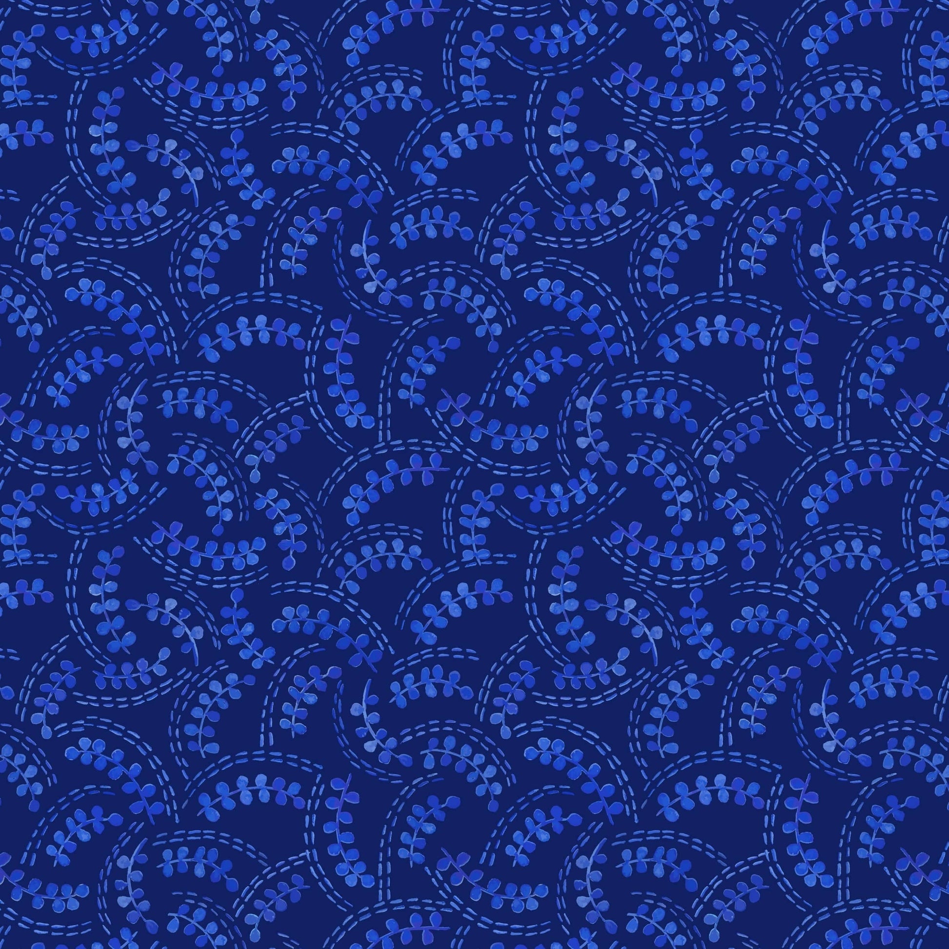 Lewis and Irene Fabric Lewis and Irene Porcelain and Sea Glass  - The Sewing Studio