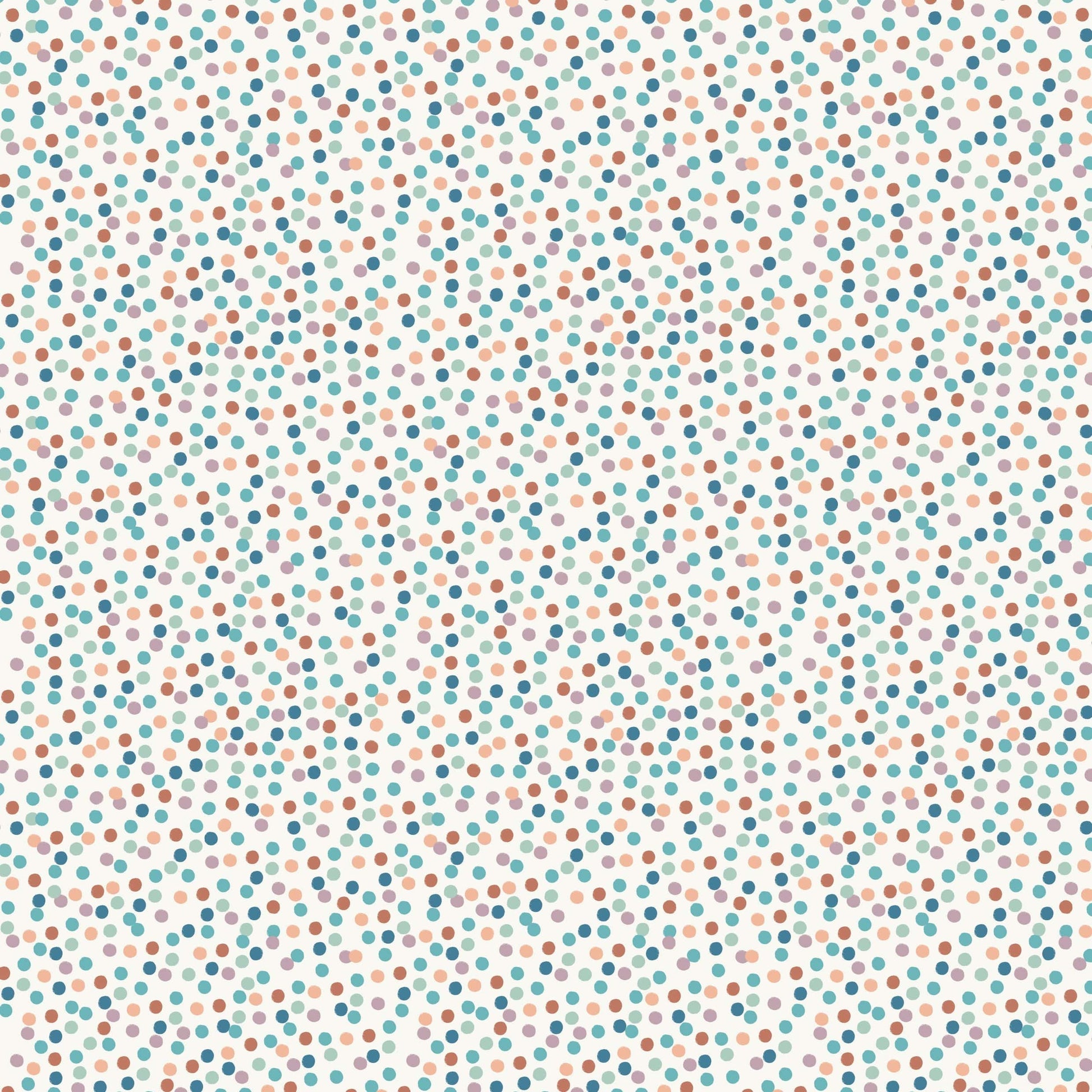Multi-coloured Spots and Dots Lewis and Irene Fabric Lewis and Irene Jaynie - The Sewing Studio
