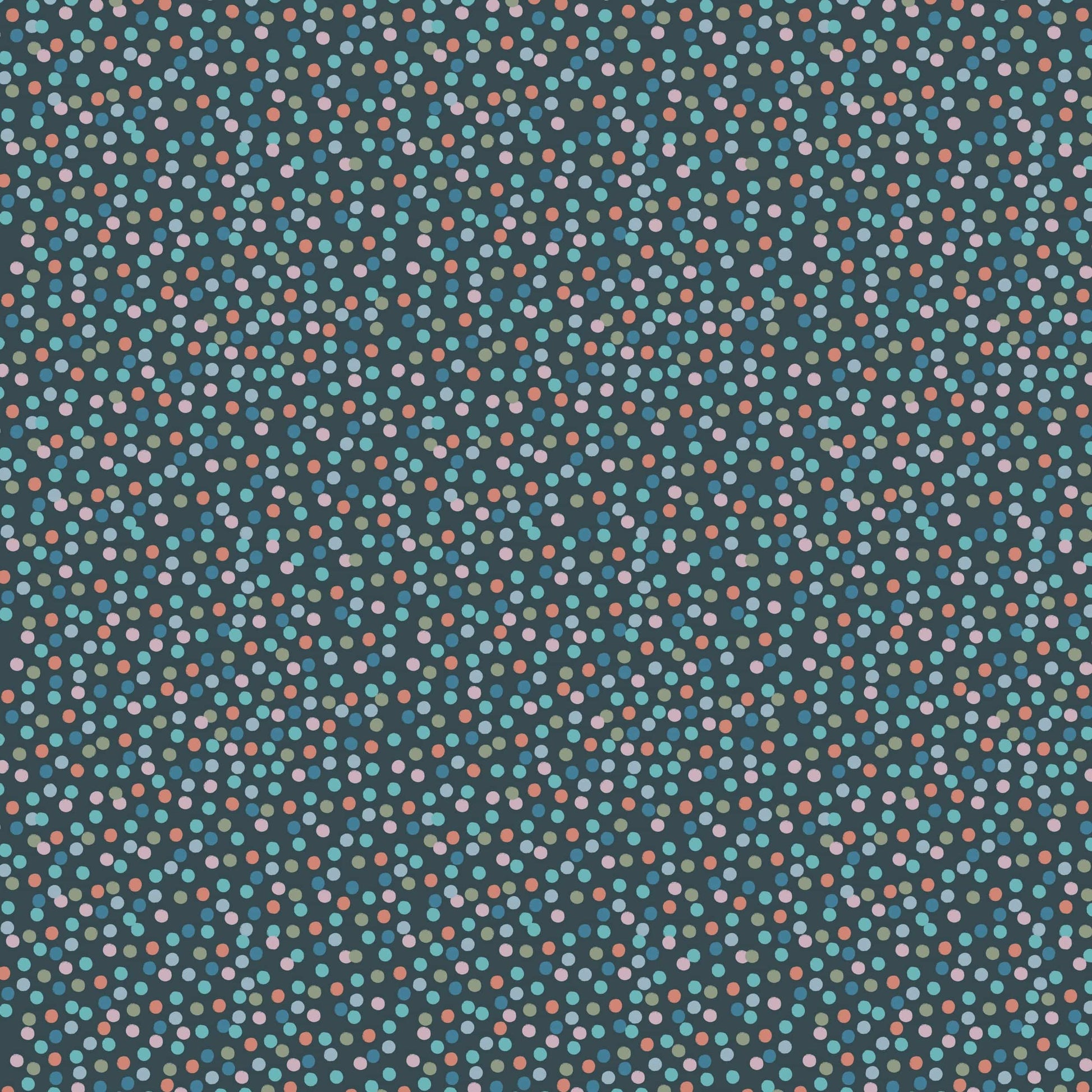 Multi-coloured Spots and Dots Lewis and Irene Fabric Lewis and Irene Jaynie - The Sewing Studio