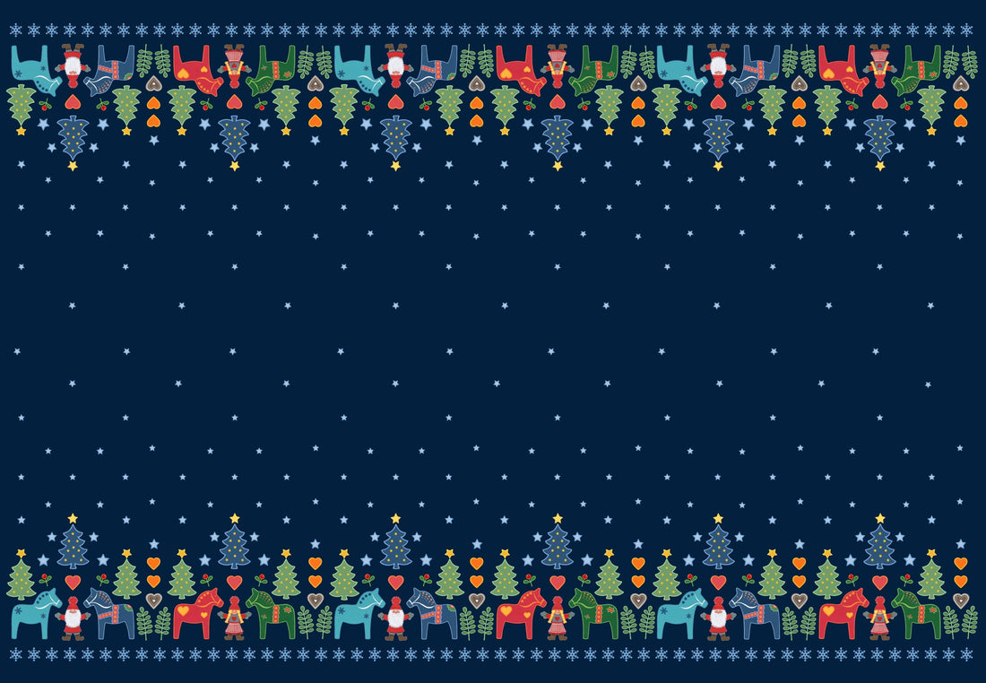 Lewis and Irene Fabric Lewis and Irene Christmas Fabric Tomtens Folklore Christmas  - The Sewing Studio
