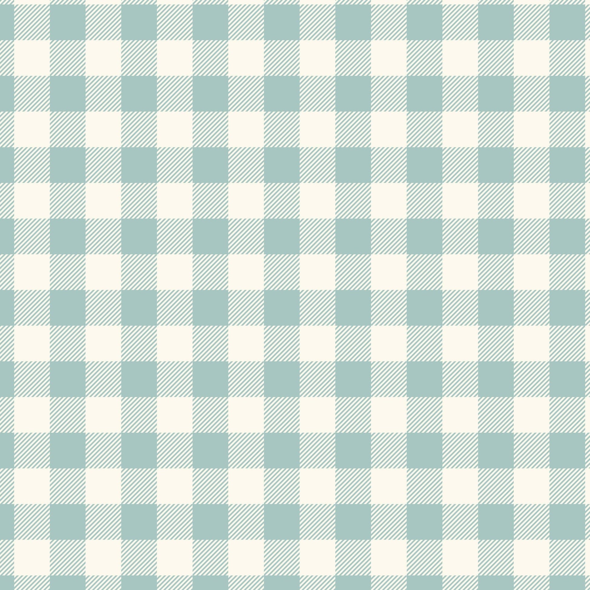 Blue Checks Lewis and Irene Fabric Lewis & Irene Country Comforts Flannel Fabric - The Sewing Studio