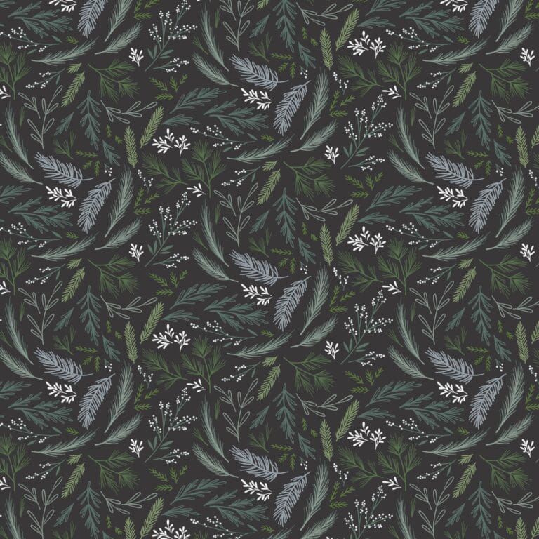 Multi-coloured Floral Lewis and Irene Fabric Lewis & Irene Winter's Garden - The Sewing Studio
