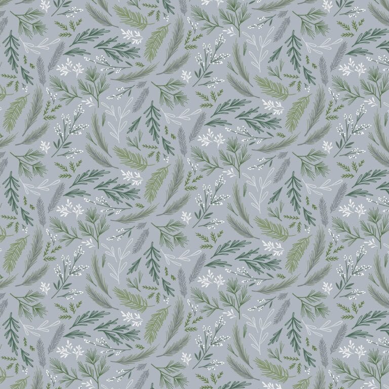Multi-coloured Floral Lewis and Irene Fabric Lewis & Irene Winter's Garden - The Sewing Studio