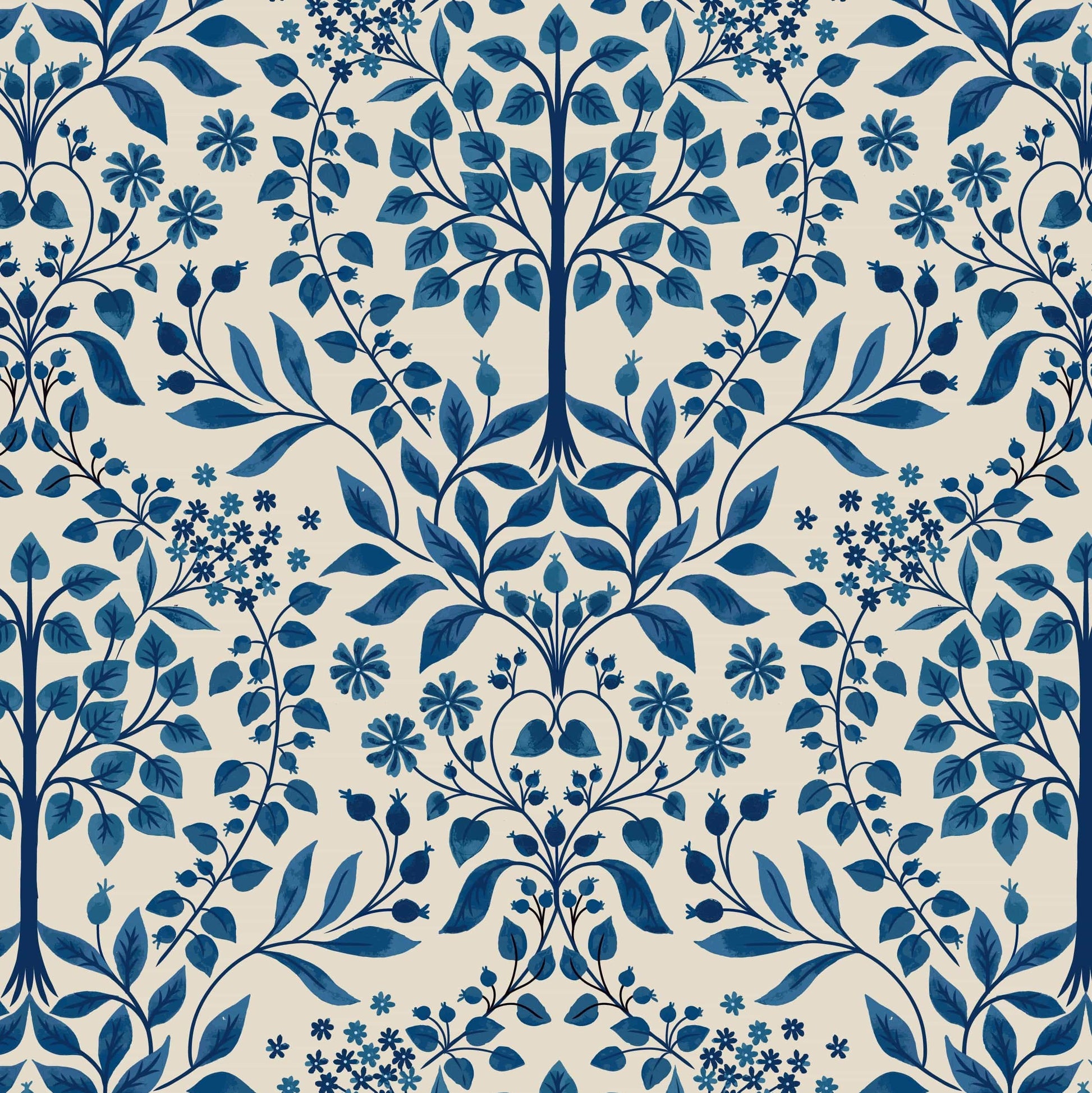 Multi-coloured Floral Lewis and Irene Fabric Extra Wide Lewis and Irene Wide Widths - The Sewing Studio
