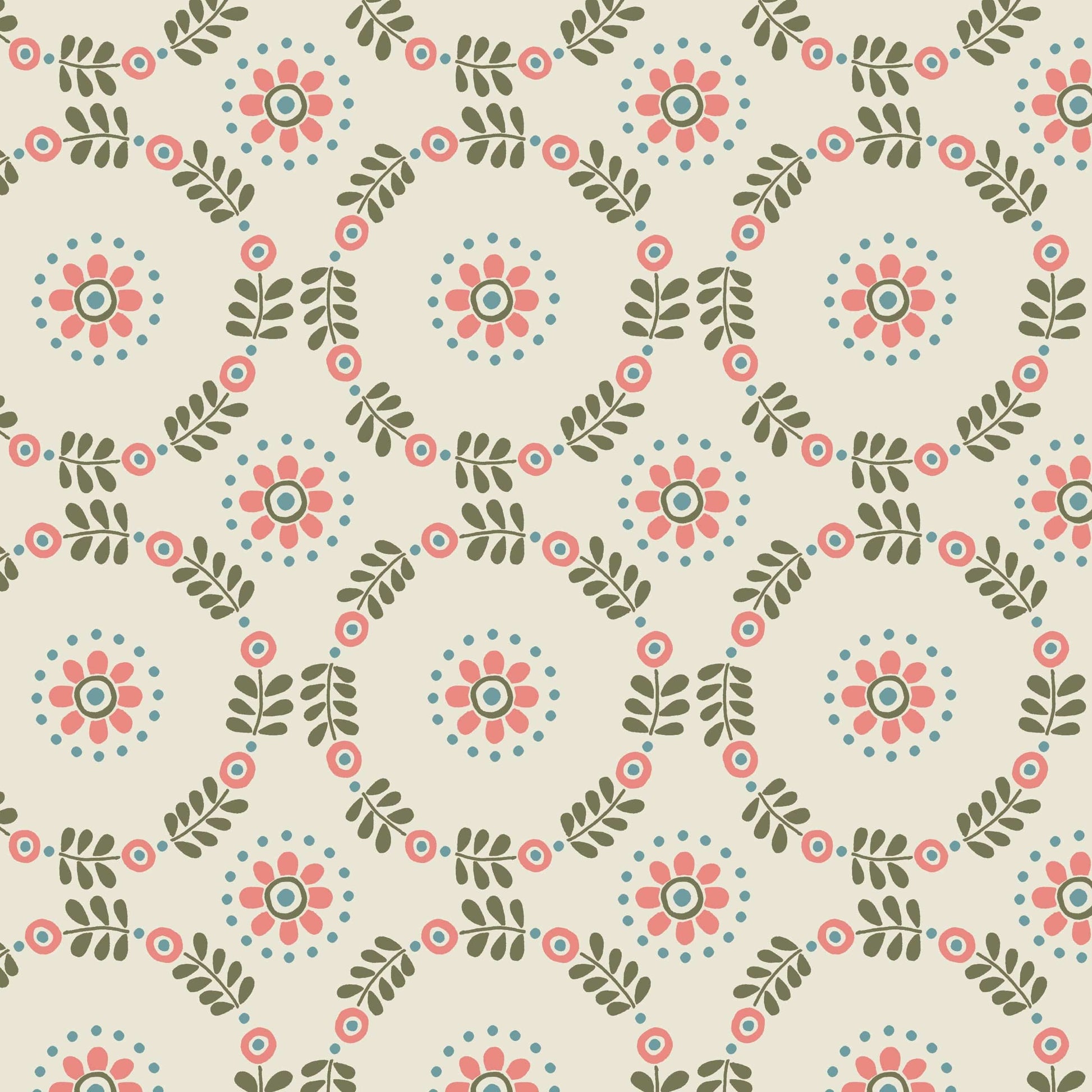 Multi-coloured Floral Lewis and Irene Fabric Extra Wide Lewis and Irene Wide Widths - The Sewing Studio