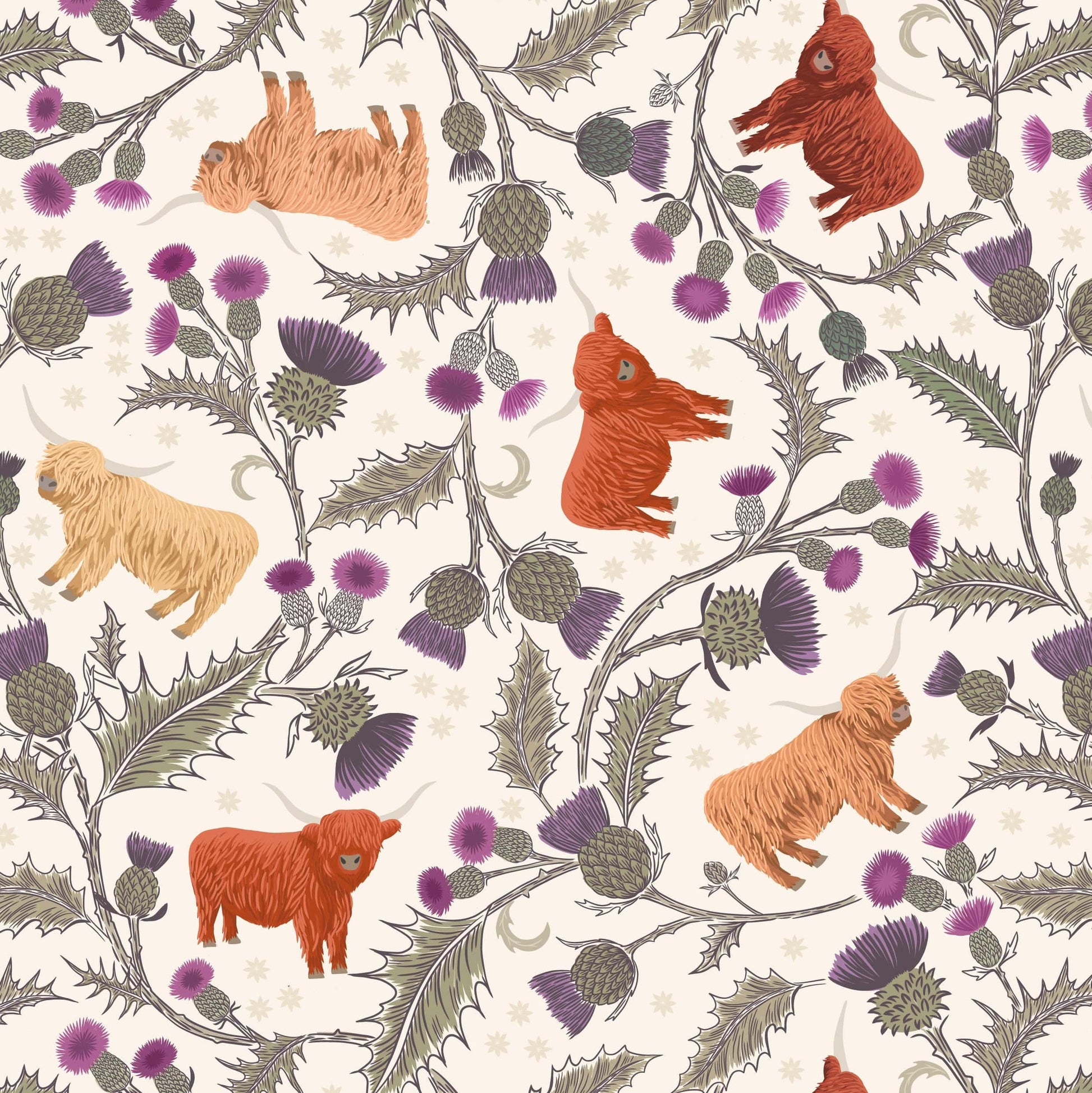 Multi-coloured Floral Lewis and Irene Fabric Extra Wide Lewis and Irene Wide Widths - The Sewing Studio