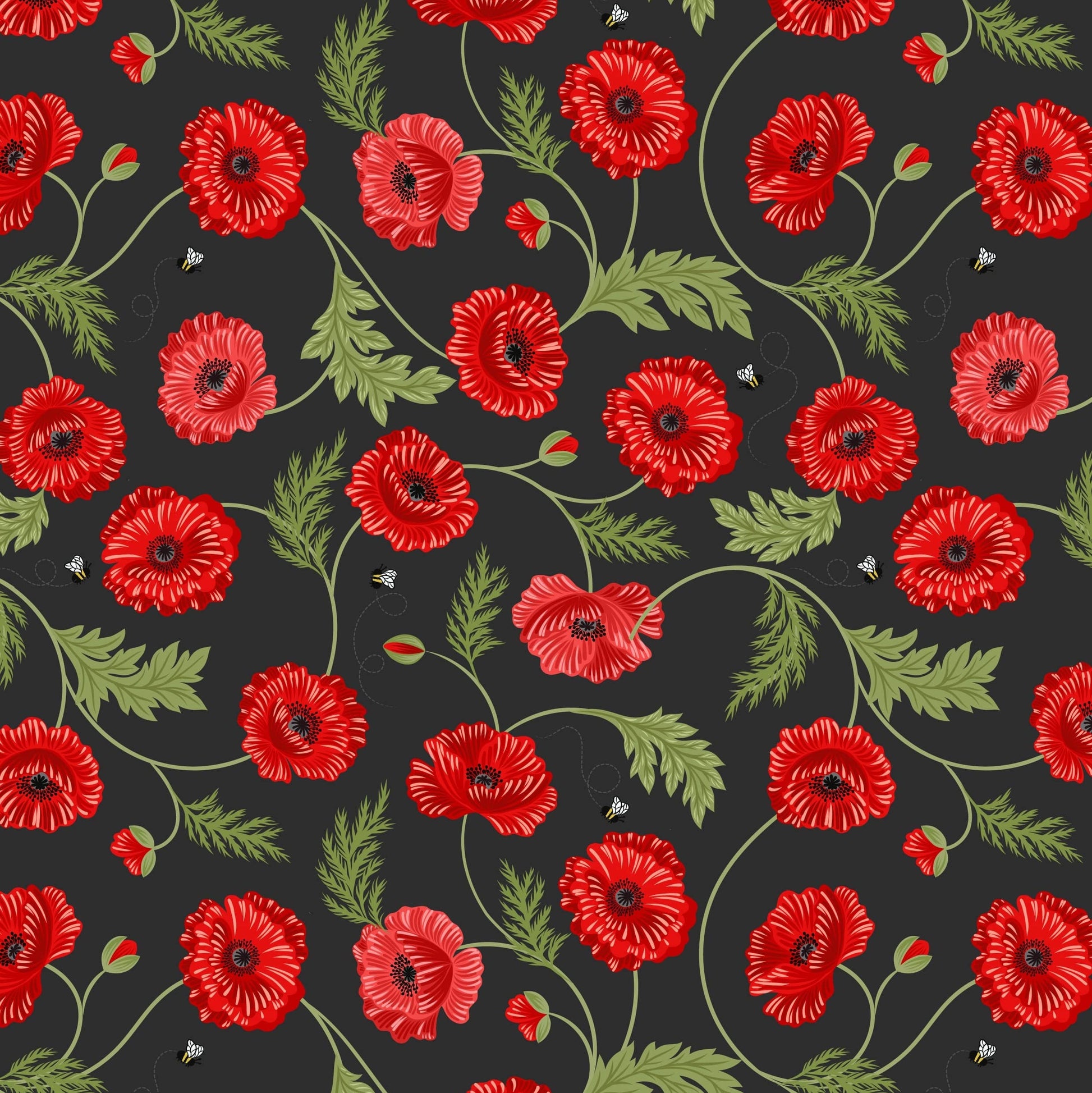 Multi-coloured Floral Lewis and Irene Fabric Extra Wide Lewis and Irene Wide Widths - The Sewing Studio