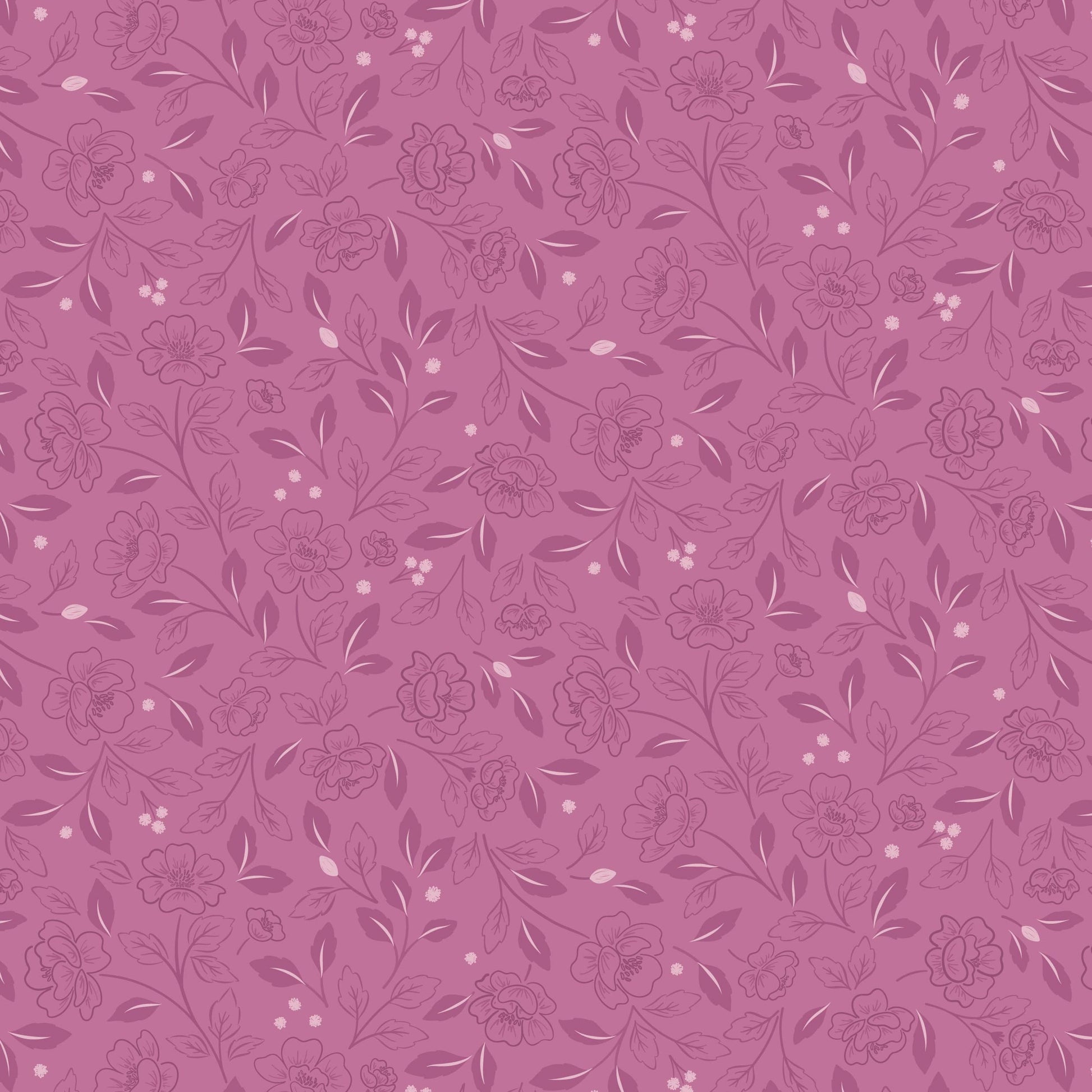 Pink Floral Lewis and Irene Fabric Lewis and Irene Floral Heritage - The Sewing Studio