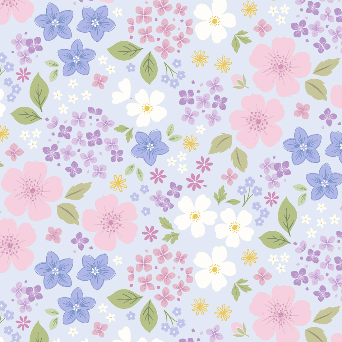 Multi-coloured Floral Lewis and Irene Fabric Lewis and Irene Floral Heritage - The Sewing Studio