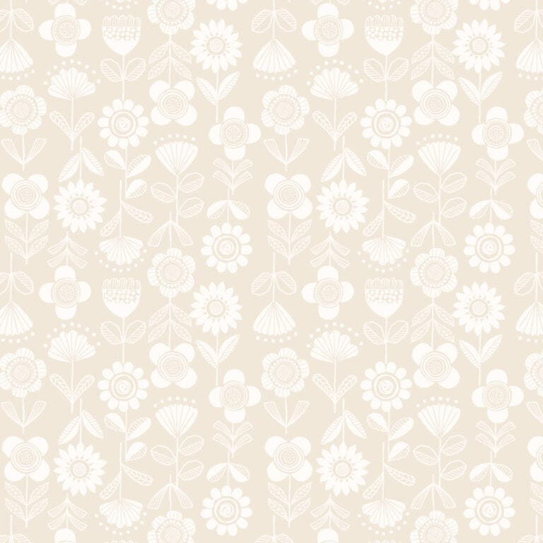 Creams and Naturals Floral Lewis and Irene Fabric Lewis and Irene Jaynie - The Sewing Studio