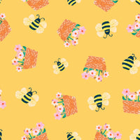 Flower Baskets Honey WB072