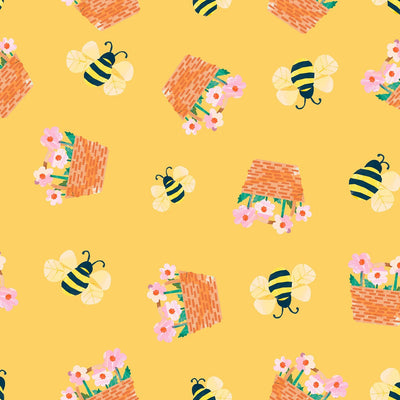 Flower Baskets Honey WB072