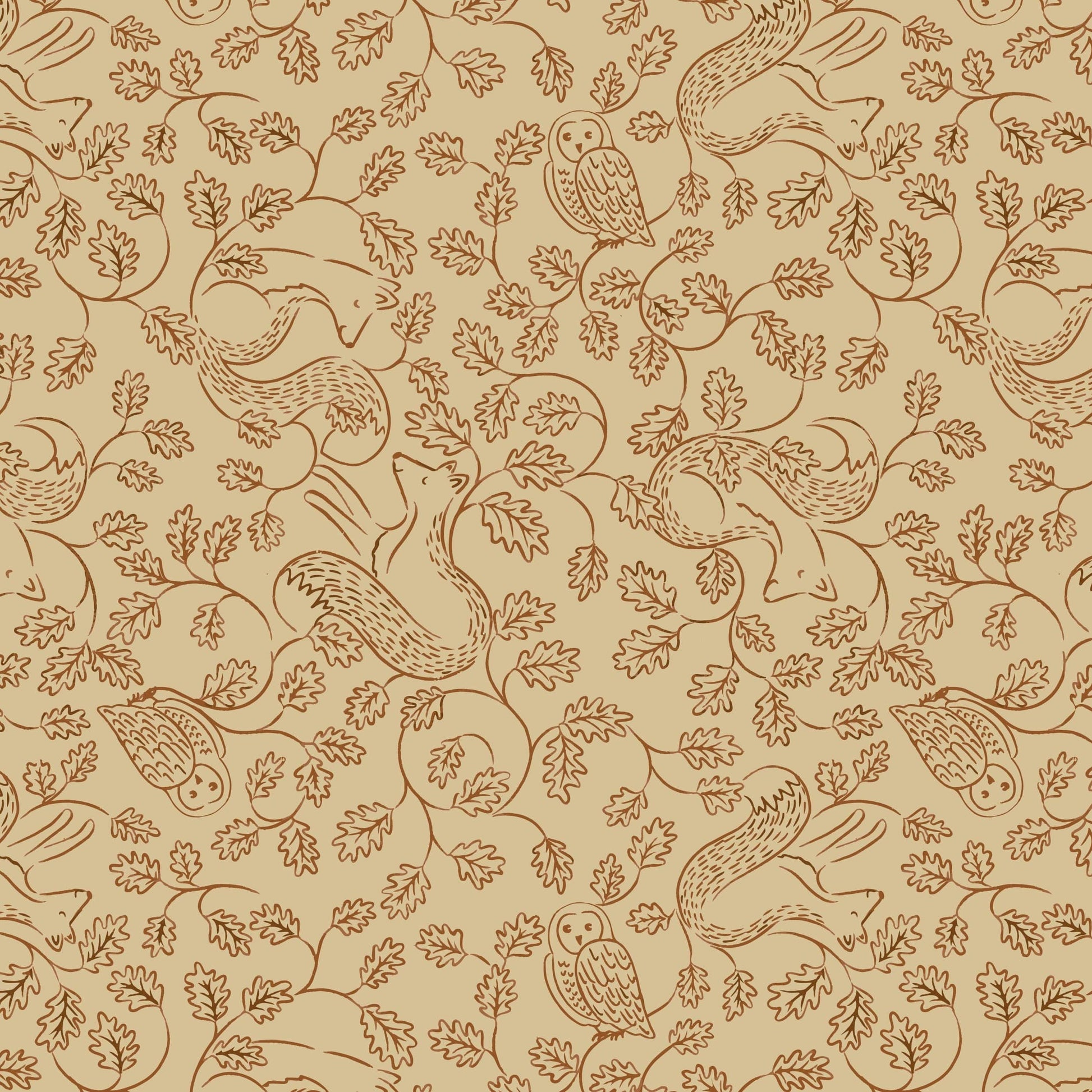 Lewis and Irene Fabric Lewis and Irene Old Quercus  - The Sewing Studio