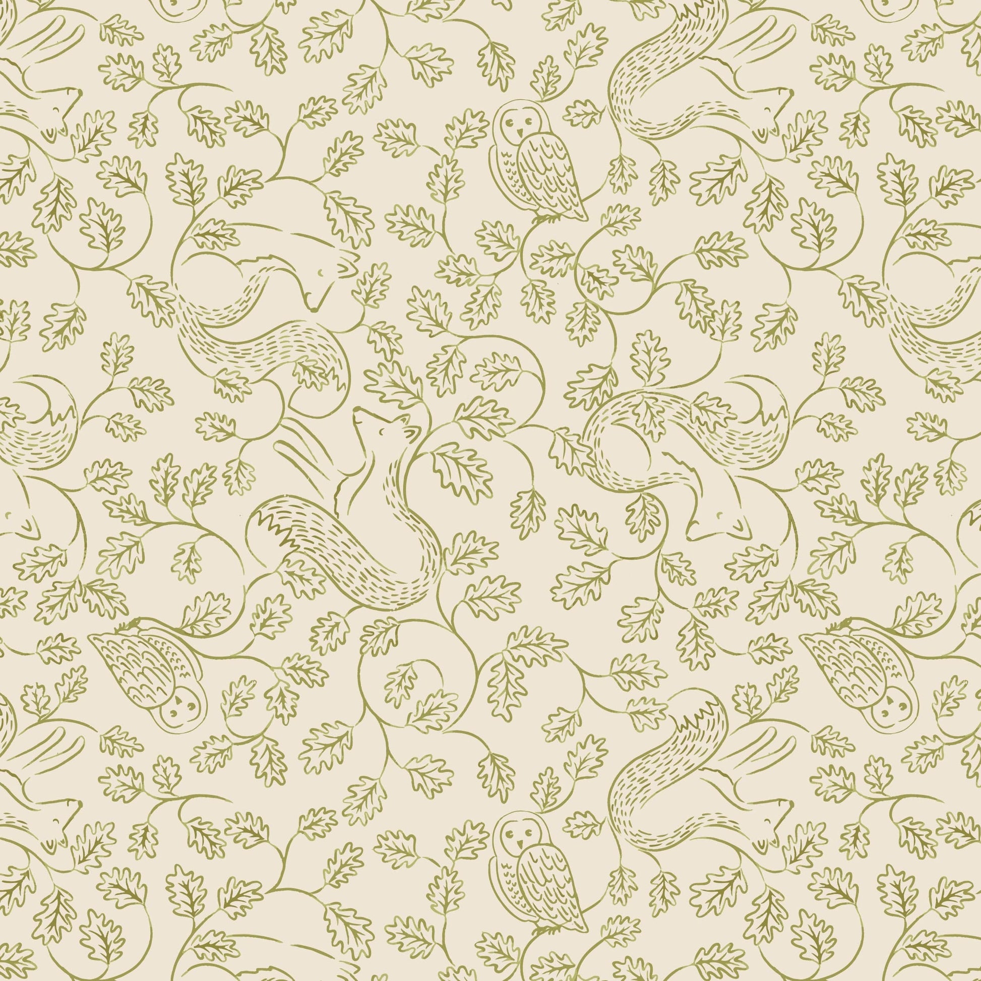 Lewis and Irene Fabric Lewis and Irene Old Quercus  - The Sewing Studio