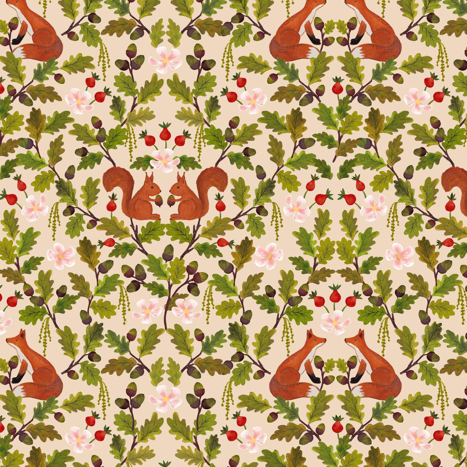 Lewis and Irene Fabric Lewis and Irene Old Quercus  - The Sewing Studio