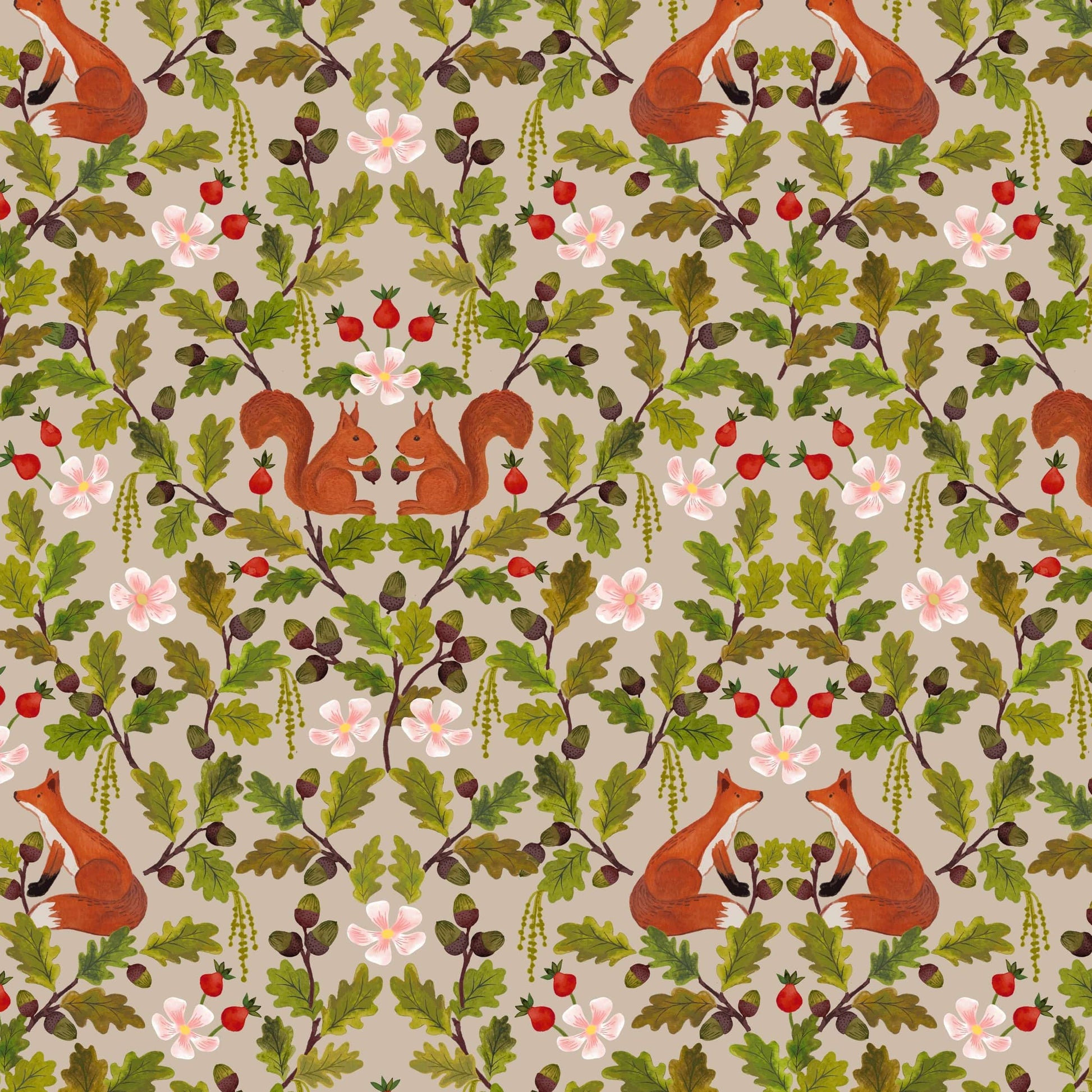 Lewis and Irene Fabric Lewis and Irene Old Quercus  - The Sewing Studio