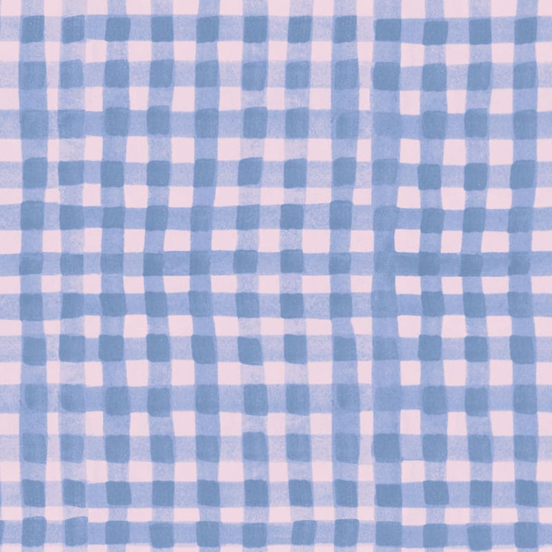 Blue Gingham Lewis and Irene Fabric Lewis and Irene Bluebellgray Ally - The Sewing Studio