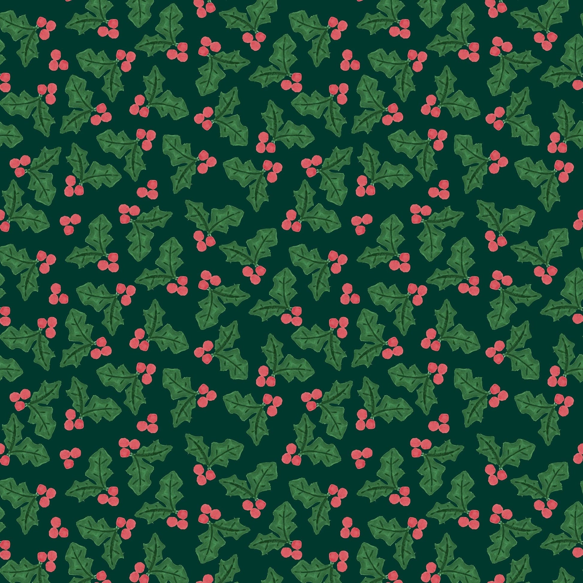 Multi-coloured Christmas Lewis and Irene Fabric Lewis & Irene Merry Happy Christmas - The Sewing Studio