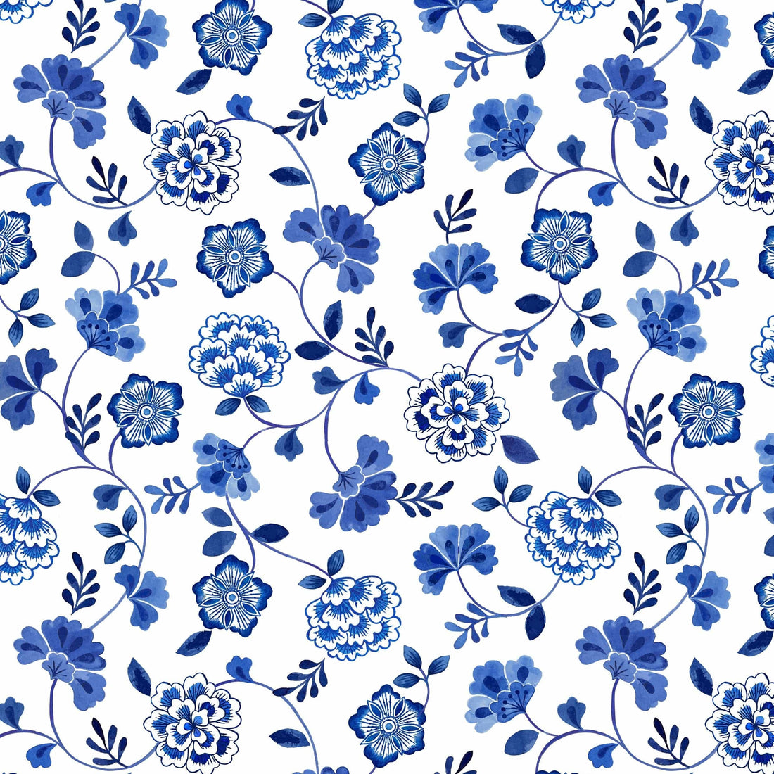 Lewis and Irene Fabric Lewis and Irene Porcelain and Sea Glass  - The Sewing Studio