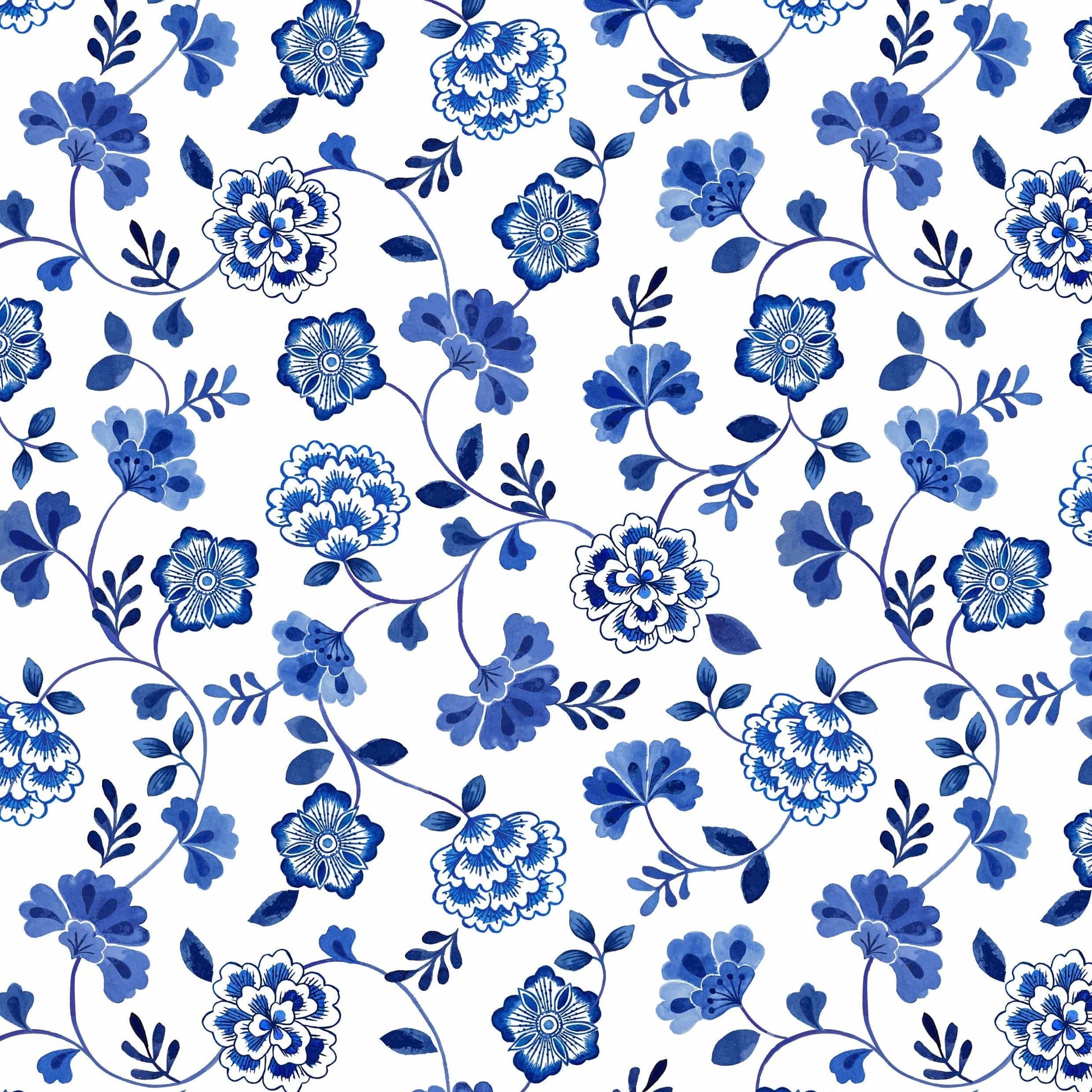 Lewis and Irene Fabric Lewis and Irene Porcelain and Sea Glass  - The Sewing Studio