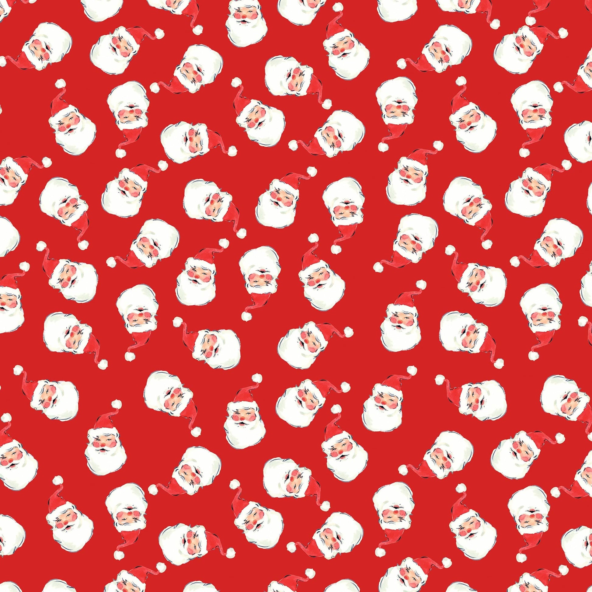 Multi-coloured Christmas Lewis and Irene Fabric Lewis & Irene Merry Happy Christmas - The Sewing Studio