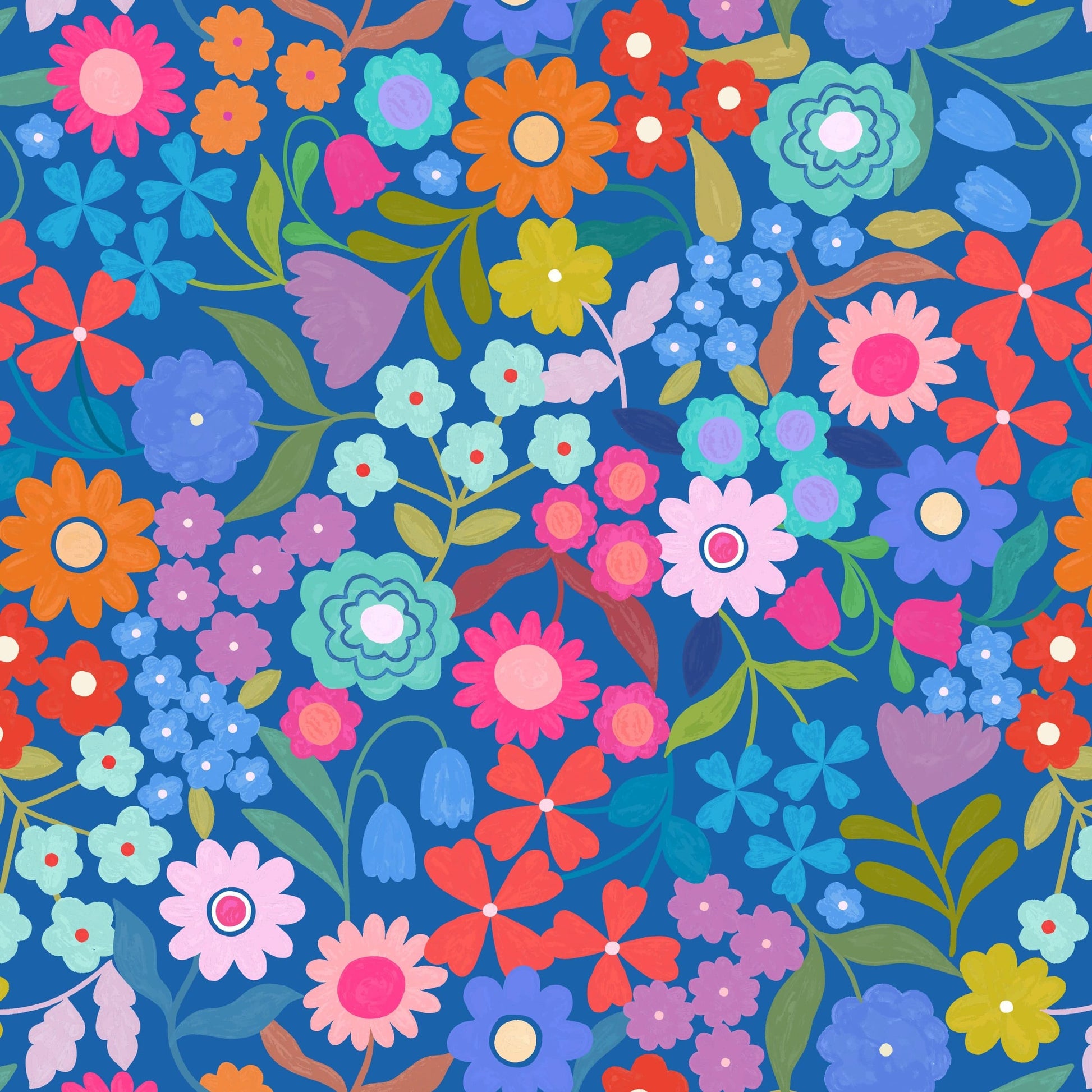 Multi-coloured Floral Lewis and Irene Fabric Lewis and Irene Patchwork Joy - The Sewing Studio
