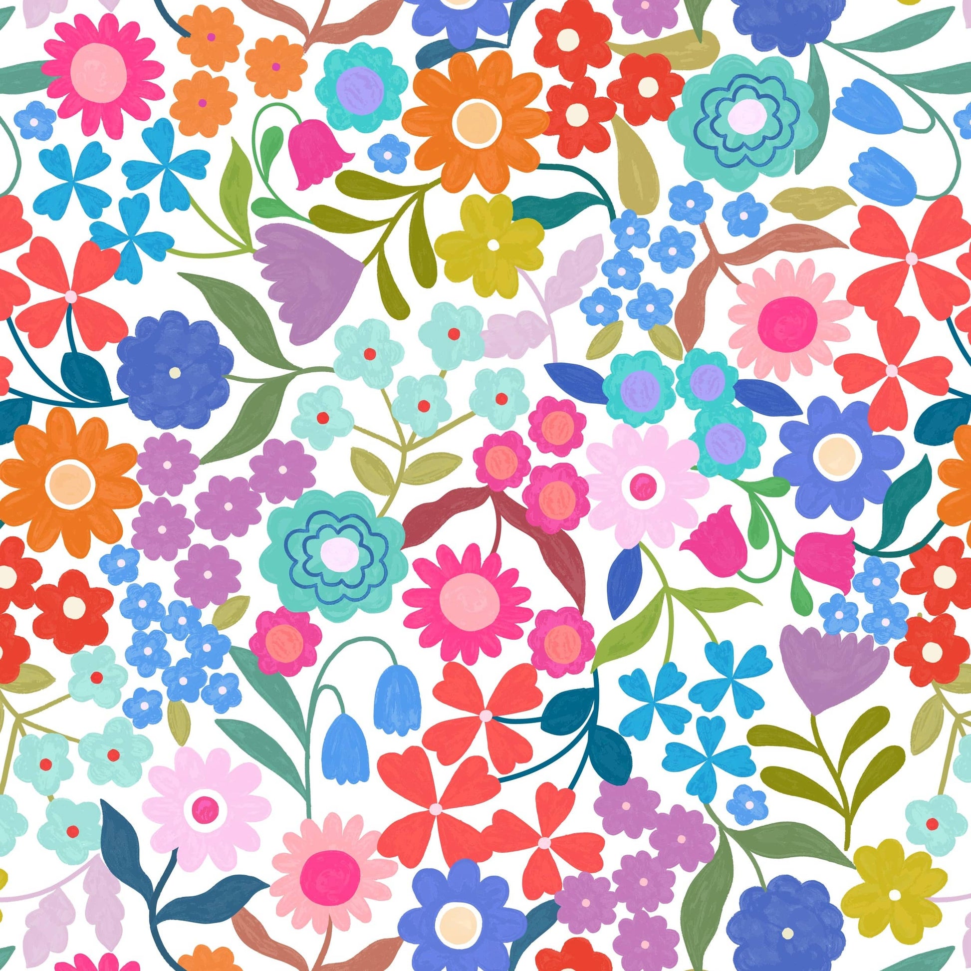 Multi-coloured Floral Lewis and Irene Fabric Lewis and Irene Patchwork Joy - The Sewing Studio