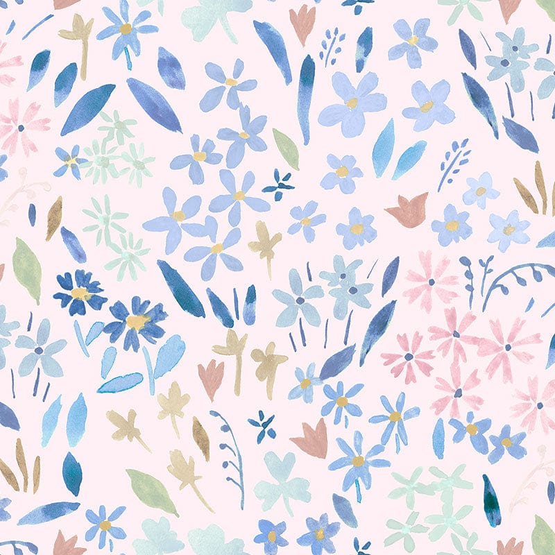Purple Floral Lewis and Irene Fabric Lewis and Irene Bluebellgray Ally - The Sewing Studio