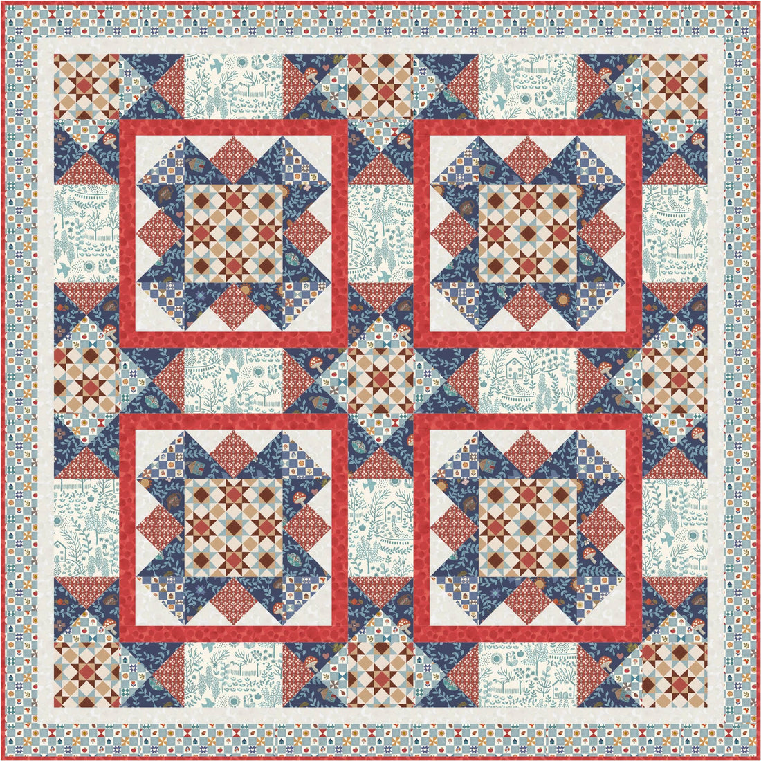 Lewis and Irene Fabric Lewis and Irene Cosy Home  - The Sewing Studio