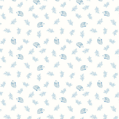 Creams and Naturals Foliage, Woodland and Nature, Animals, Country Lewis and Irene Fabric Lewis & Irene Forget Me Not Lane - The Sewing Studio