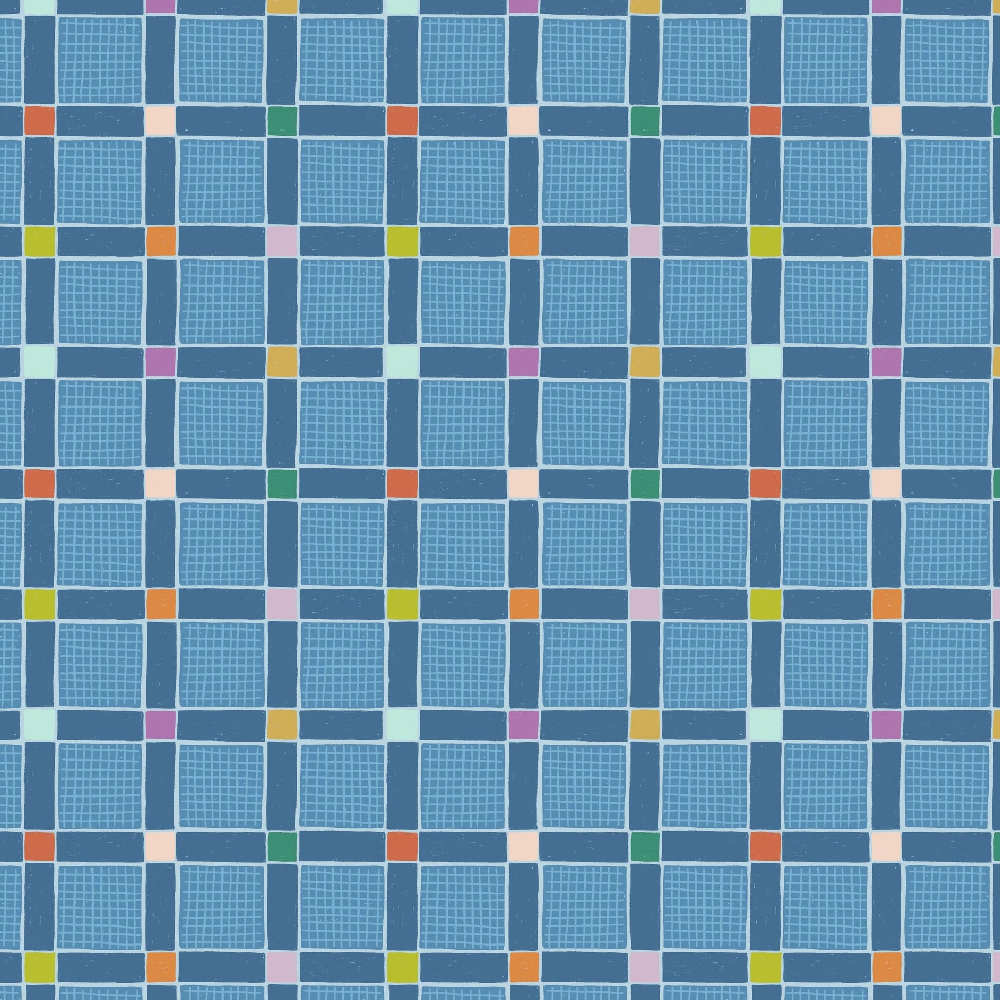 Blue Checks Lewis and Irene Fabric Lewis and Irene Patchwork Joy - The Sewing Studio