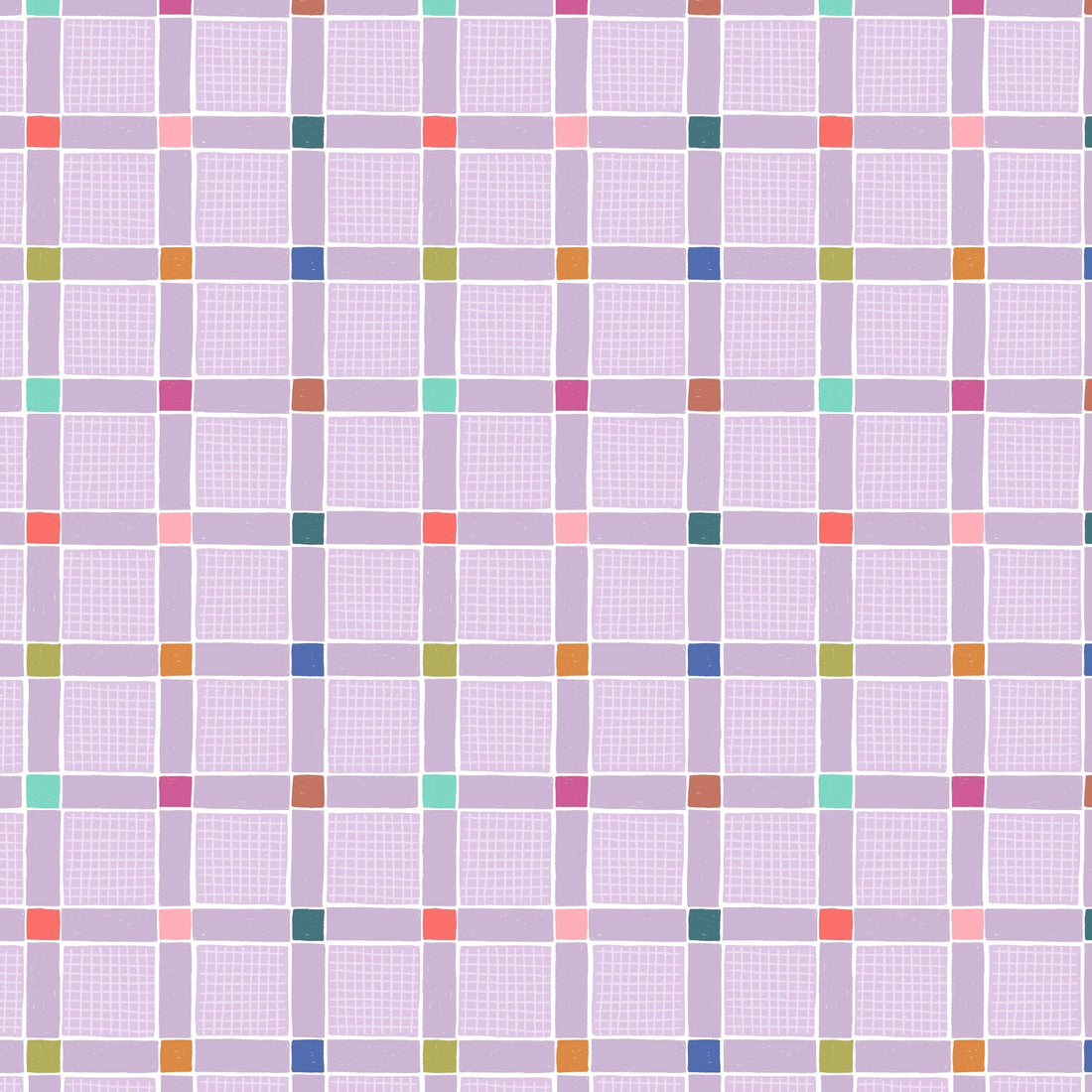 Purple Checks Lewis and Irene Fabric Lewis and Irene Patchwork Joy - The Sewing Studio