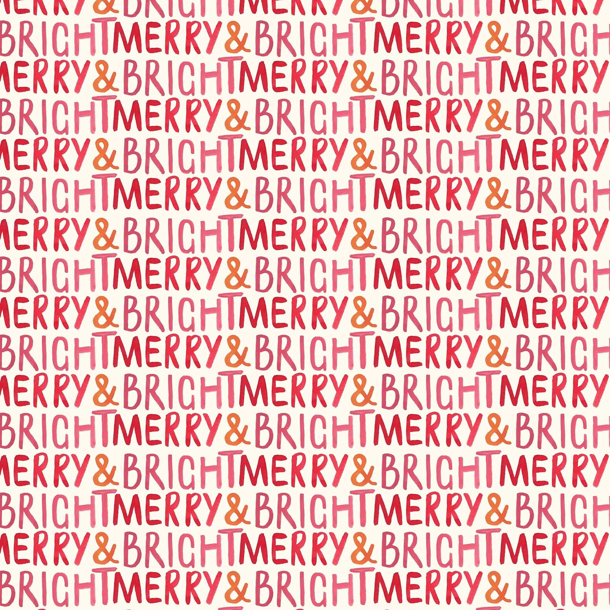 Multi-coloured Christmas Lewis and Irene Fabric Lewis & Irene Merry Happy Christmas - The Sewing Studio