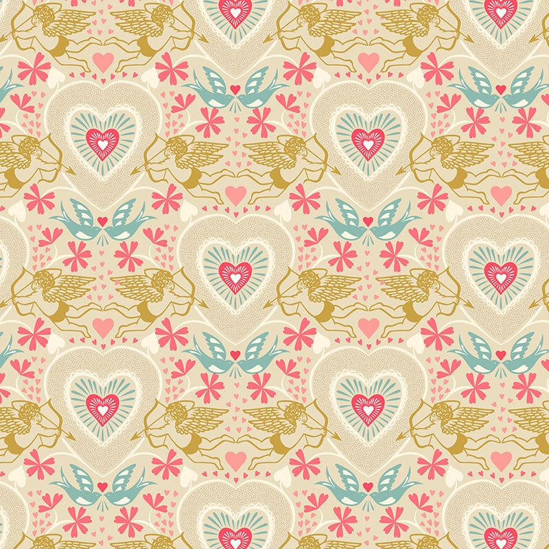 Lewis and Irene Fabric Lewis and Irene All We Need Is Love  - The Sewing Studio