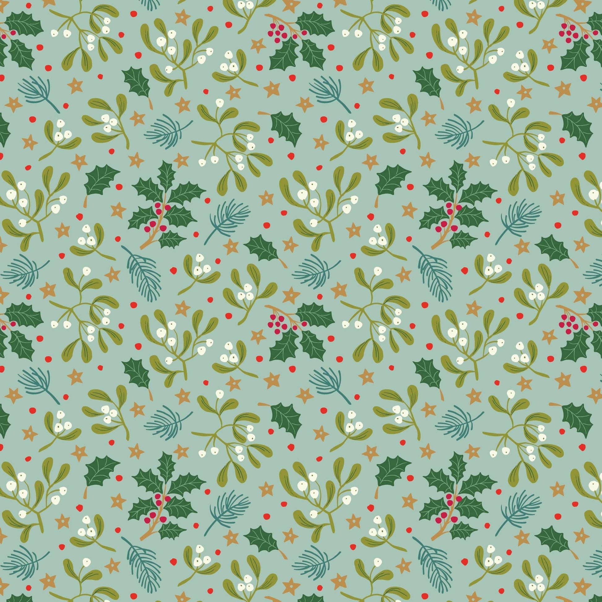Lewis and Irene Fabric Lewis and Irene Christmas Fabric All is Bright by Stuart Hillard  - The Sewing Studio
