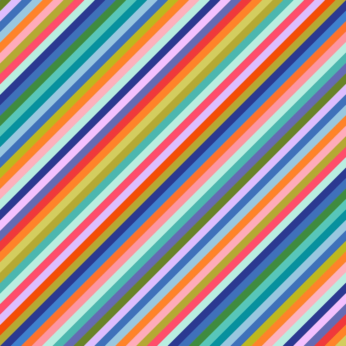Multi-coloured Stripes Lewis and Irene Fabric Lewis & Irene Animal Alphabet - The Sewing Studio